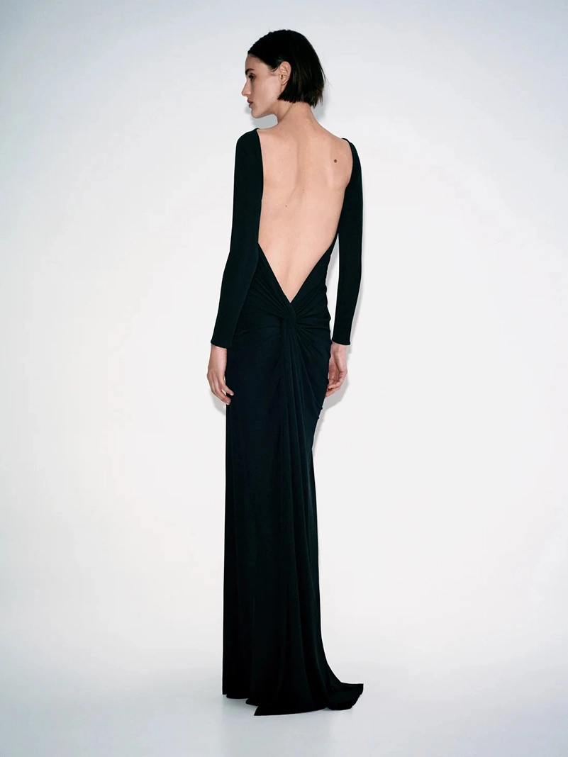 Alex Perry Pre Fall 2026 Moves From Leather To Liquid Satin