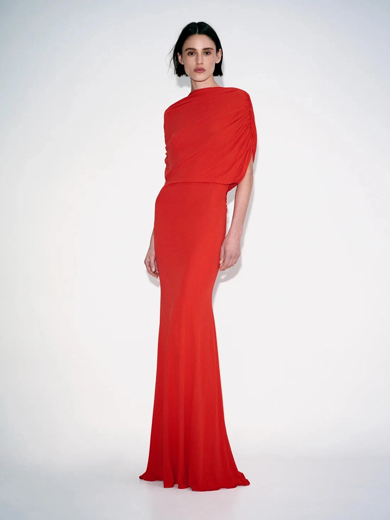 Alex Perry Pre Fall 2026 Moves From Leather To Liquid Satin