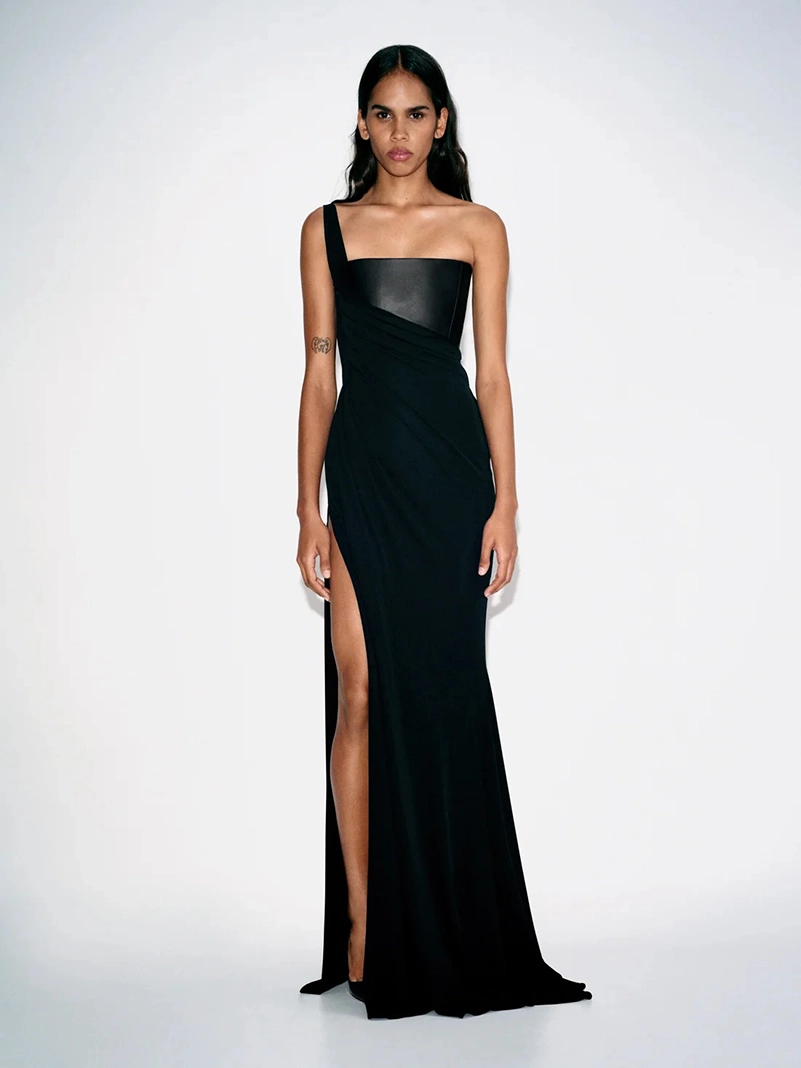 Alex Perry Pre Fall 2026 Moves From Leather To Liquid Satin