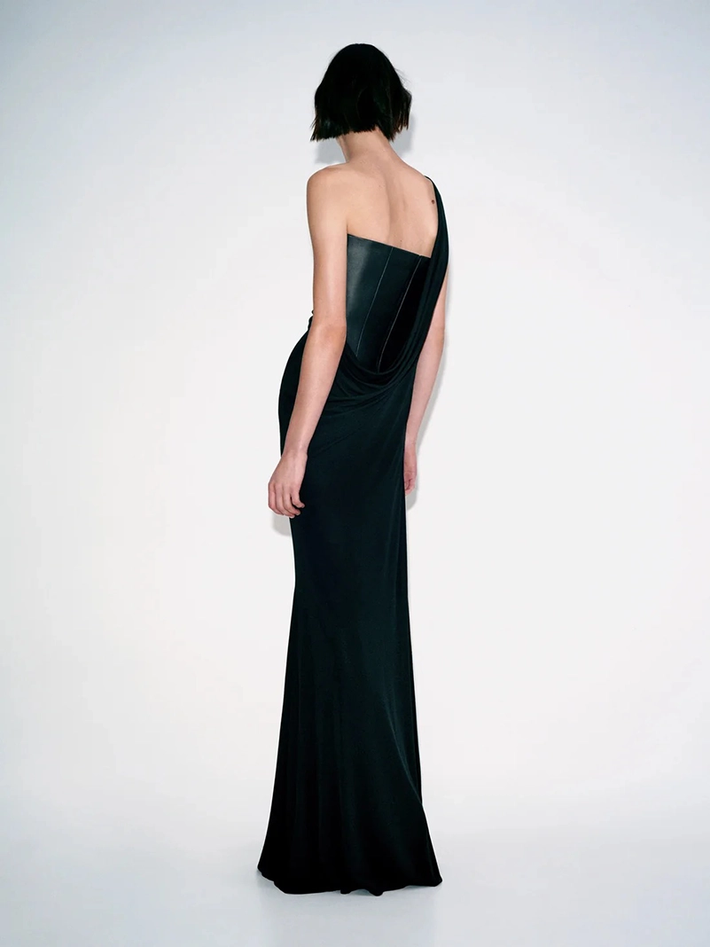 Alex Perry Pre Fall 2026 Moves From Leather To Liquid Satin