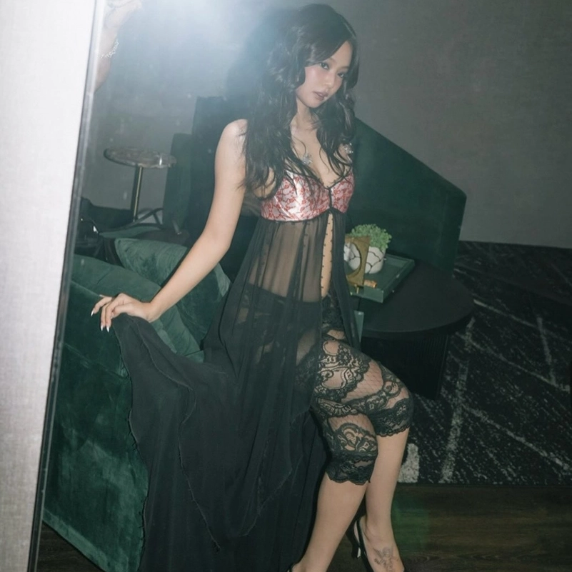 Jennie Revives A Betsey Johnson Spring 1999 Lingerie Look