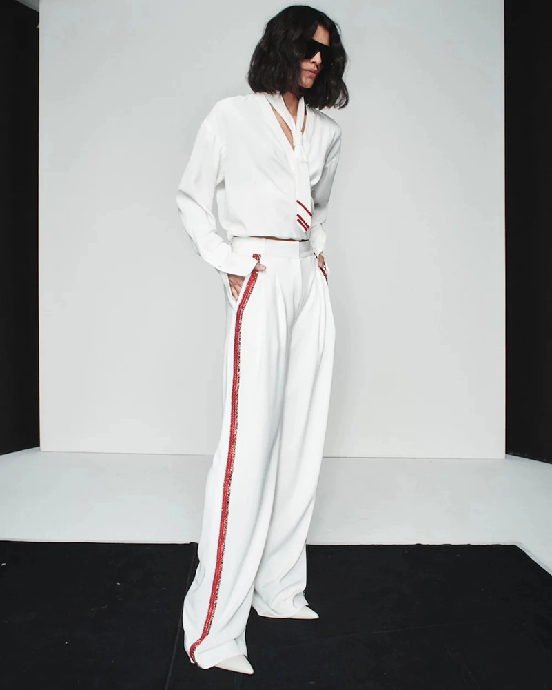 Hellessy Pre-Fall 2026 Gives Track Stripes A Night-Out Upgrade