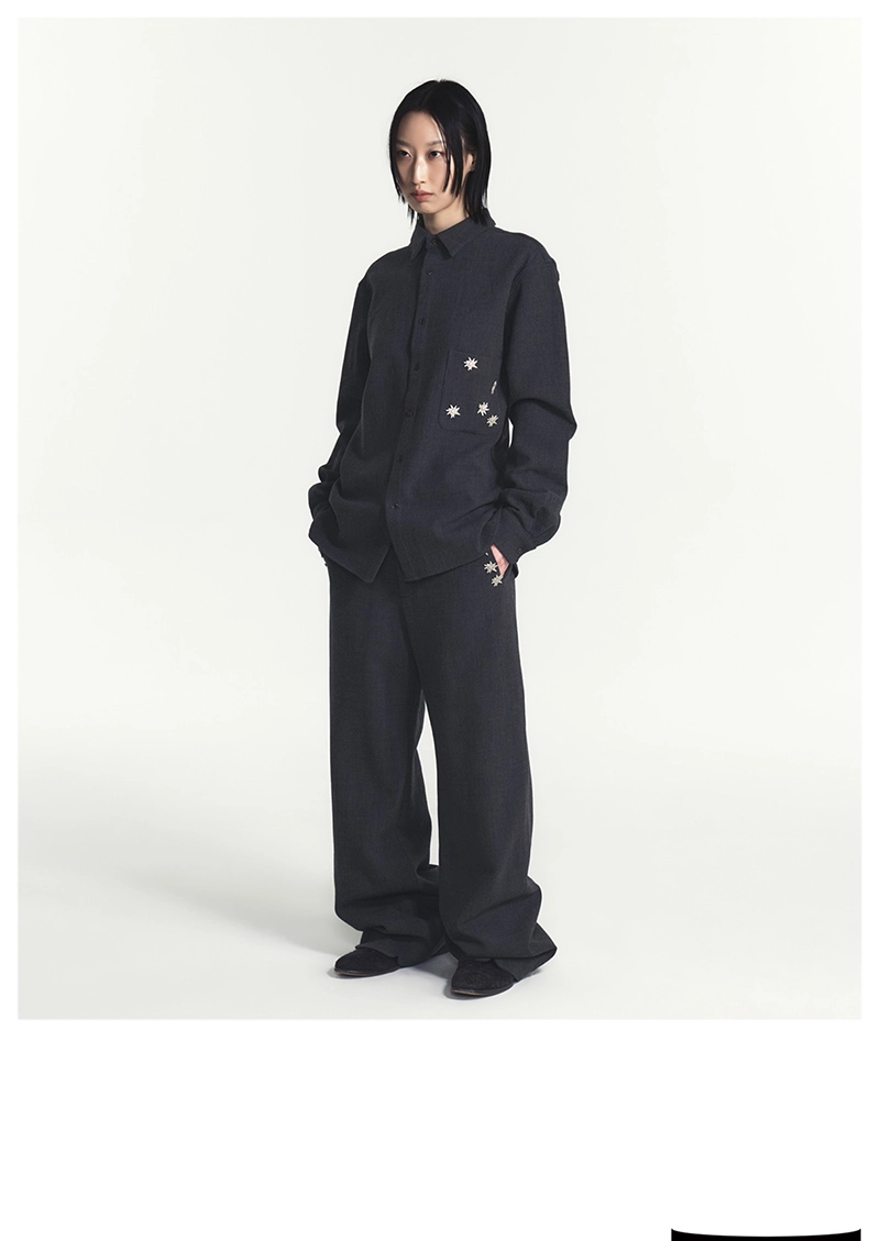 Hankim Aw26 Edelweiss Gives Dark Dressing A Delicate Counterpoint