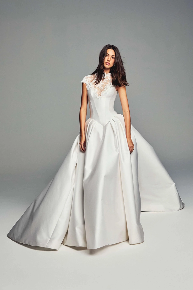 Monique Lhuillier Spring 2027 Bridal Loosens Up The Traditional Gown