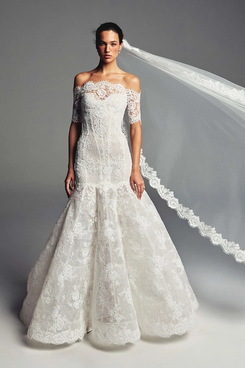 Monique Lhuillier Spring 2027 Bridal Loosens Up The Traditional Gown