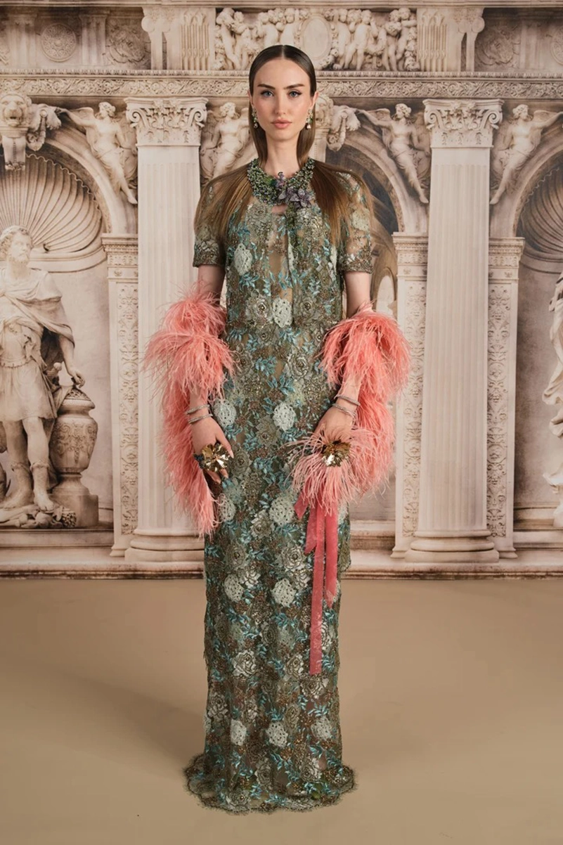 Reem Acra Resort 2027 Goes From Venetian Palazzos To Jewel-Tone Evenings