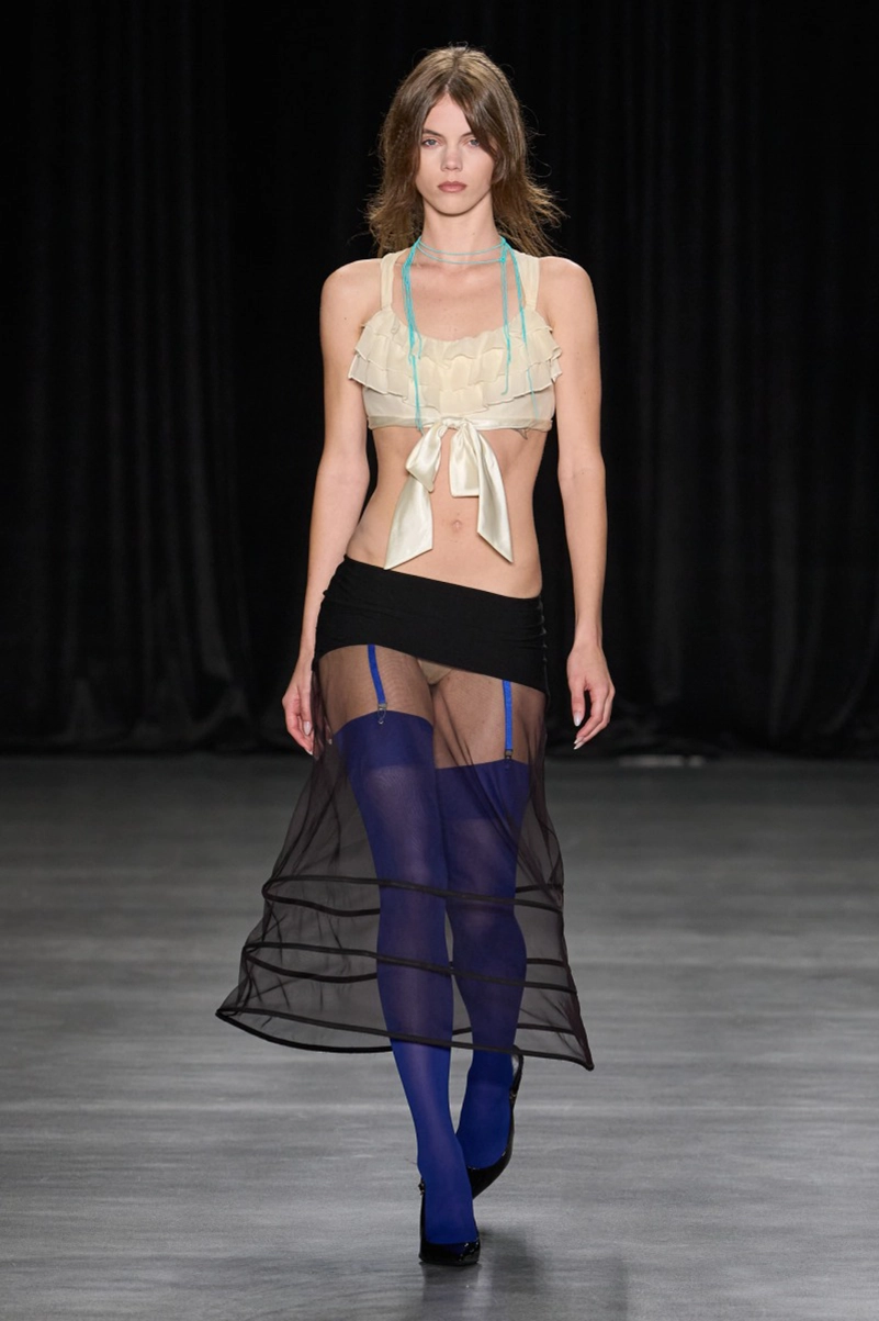 Christian Cowan Spring 2027 Turns Hollywood Siren Dressing Inside Out