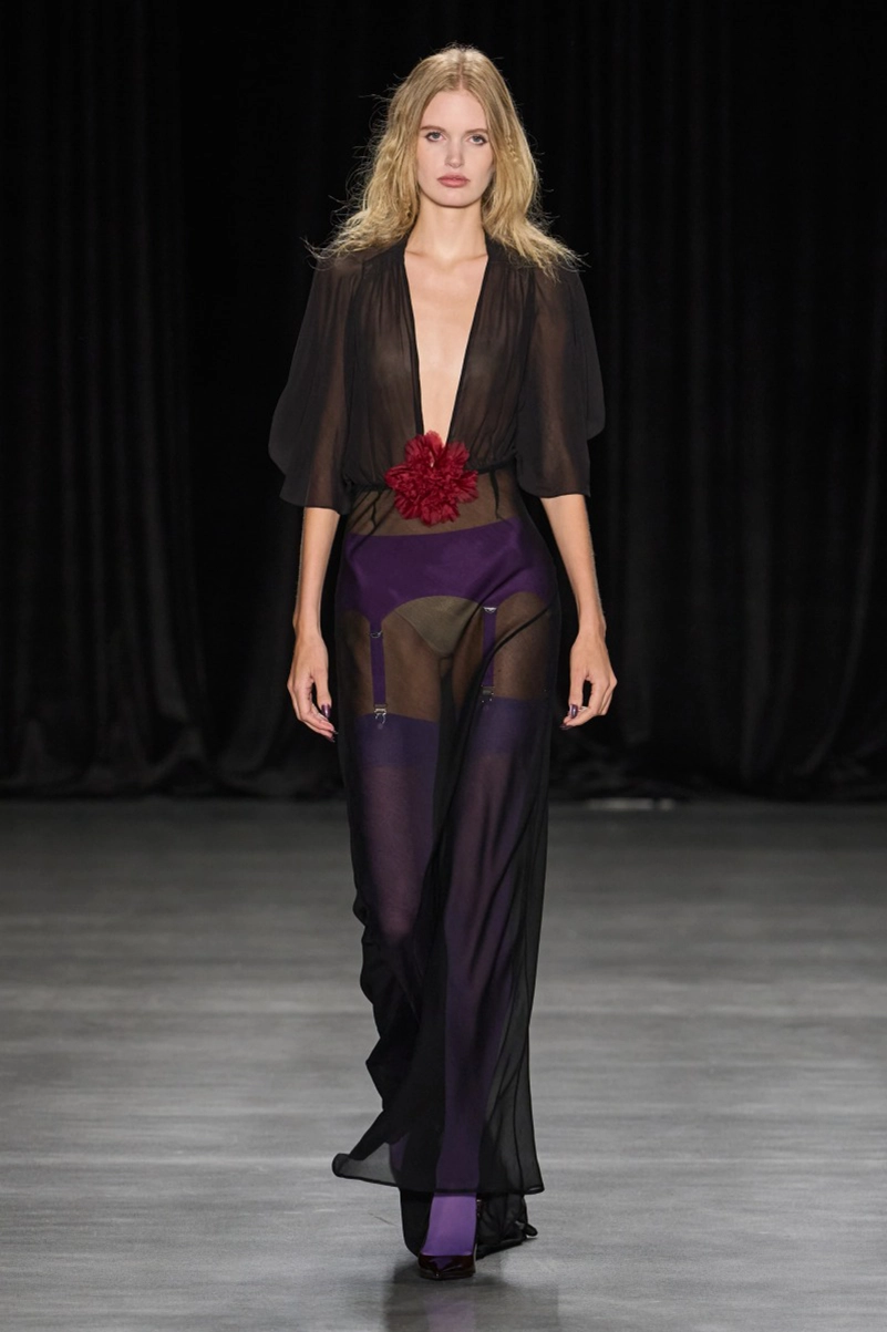 Christian Cowan Spring 2027 Turns Hollywood Siren Dressing Inside Out