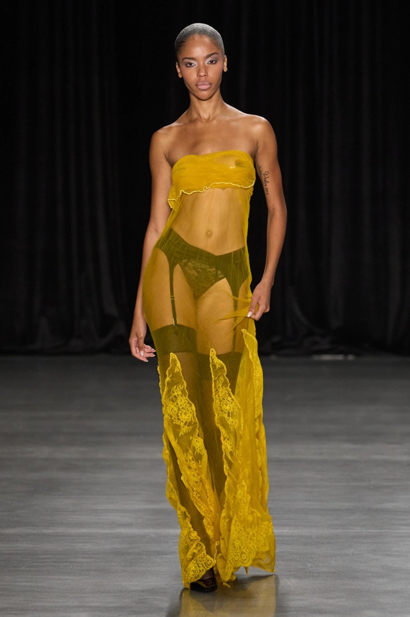 Christian Cowan Spring 2027 Turns Hollywood Siren Dressing Inside Out