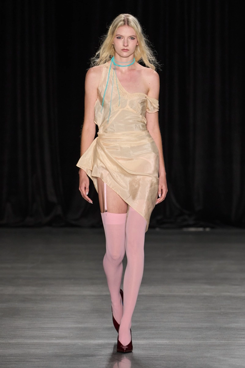 Christian Cowan Spring 2027 Turns Hollywood Siren Dressing Inside Out