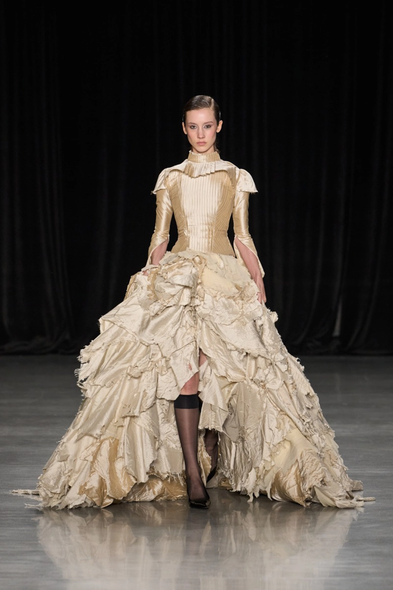 Christian Cowan Spring 2027 Turns Hollywood Siren Dressing Inside Out