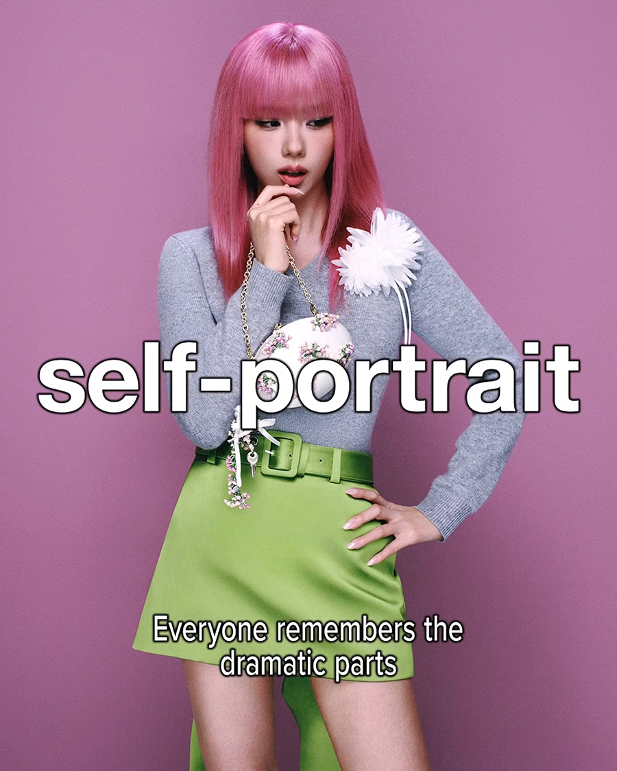 Jisoo Goes Pink-Haired For Self-Portrait's Third Fw26 Character