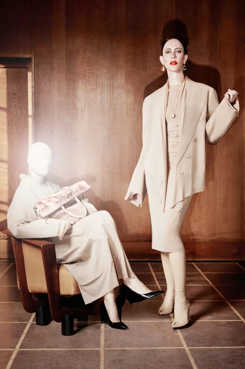 Maison Margiela Fw26 Blurs Identity With Rebecca Hall And Her Double