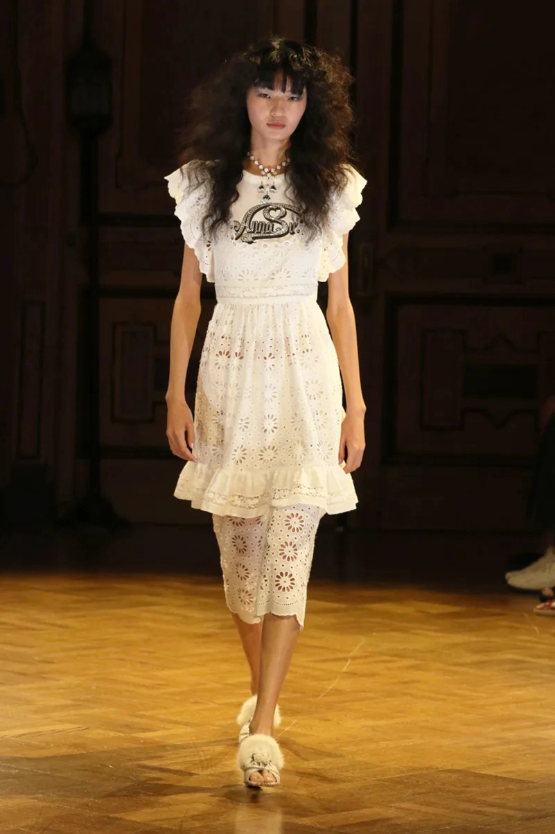 Anna Sui Spring 2027 Wonderment Mixes Lingerie, Denim And Lace