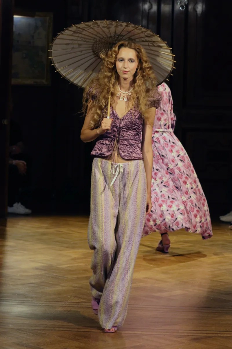 Anna Sui Spring 2027 Wonderment Mixes Lingerie, Denim And Lace