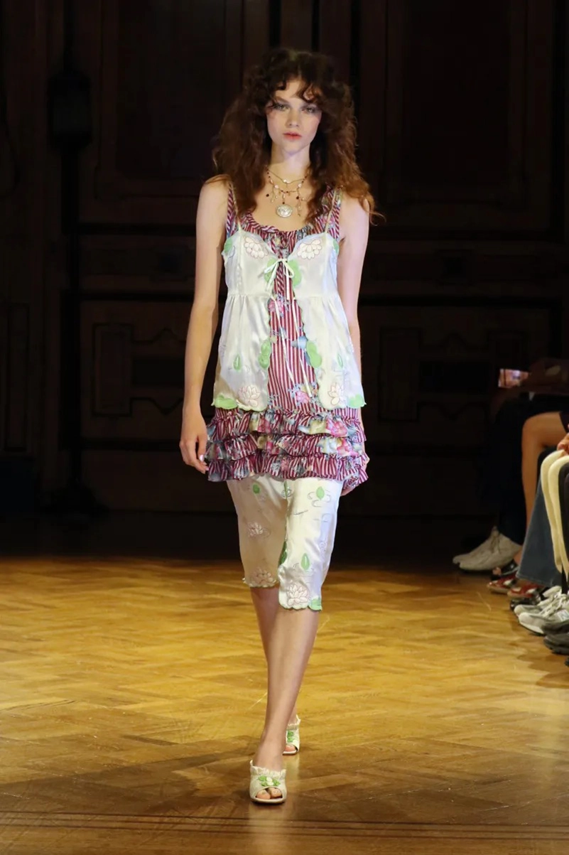 Anna Sui Spring 2027 Wonderment Mixes Lingerie, Denim And Lace