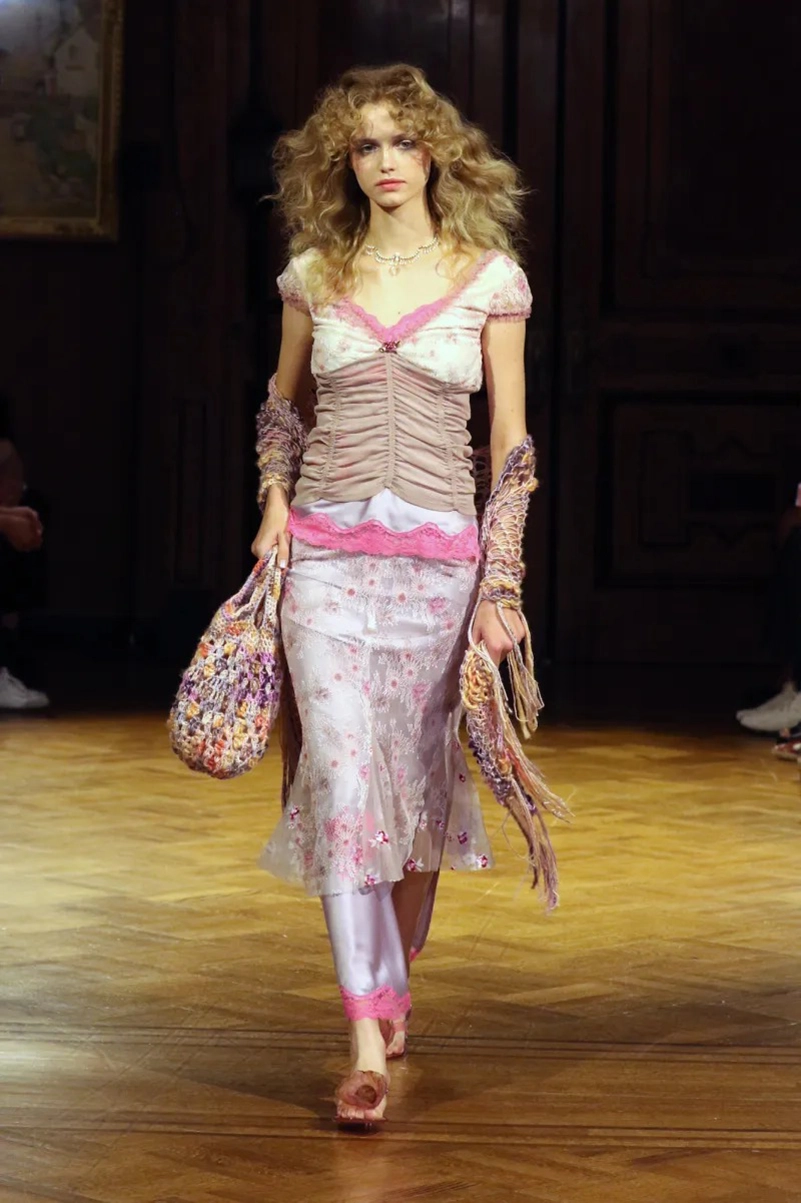 Anna Sui Spring 2027 Wonderment Mixes Lingerie, Denim And Lace
