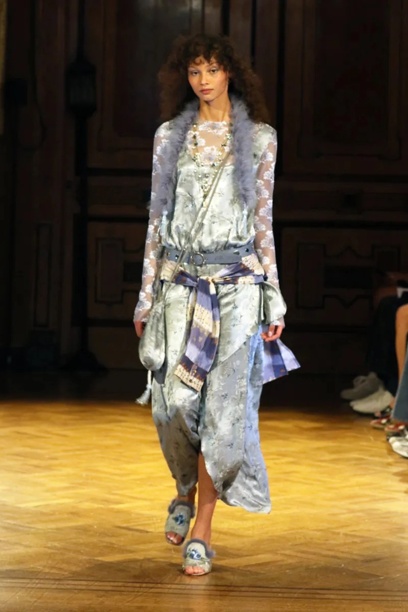 Anna Sui Spring 2027 Wonderment Mixes Lingerie, Denim And Lace