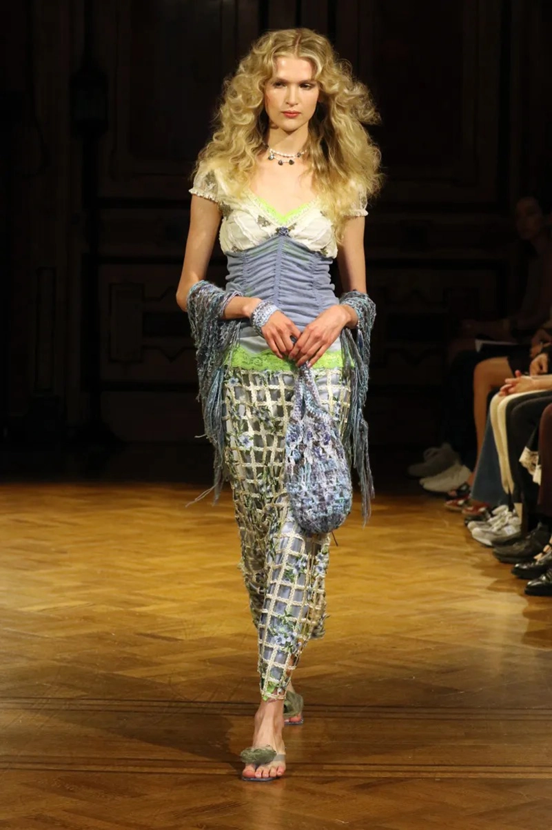 Anna Sui Spring 2027 Wonderment Mixes Lingerie, Denim And Lace