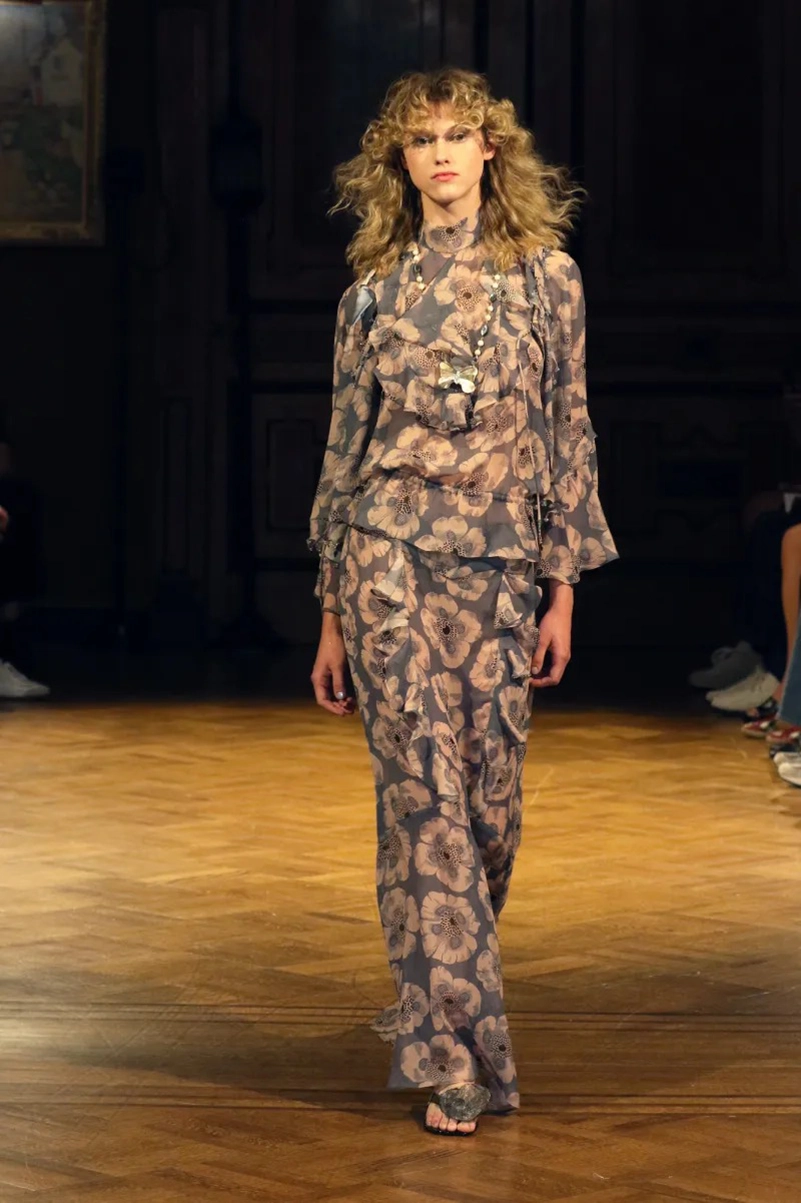 Anna Sui Spring 2027 Wonderment Mixes Lingerie, Denim And Lace