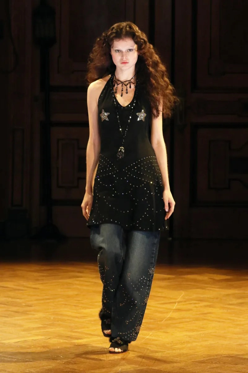 Anna Sui Spring 2027 Wonderment Mixes Lingerie, Denim And Lace