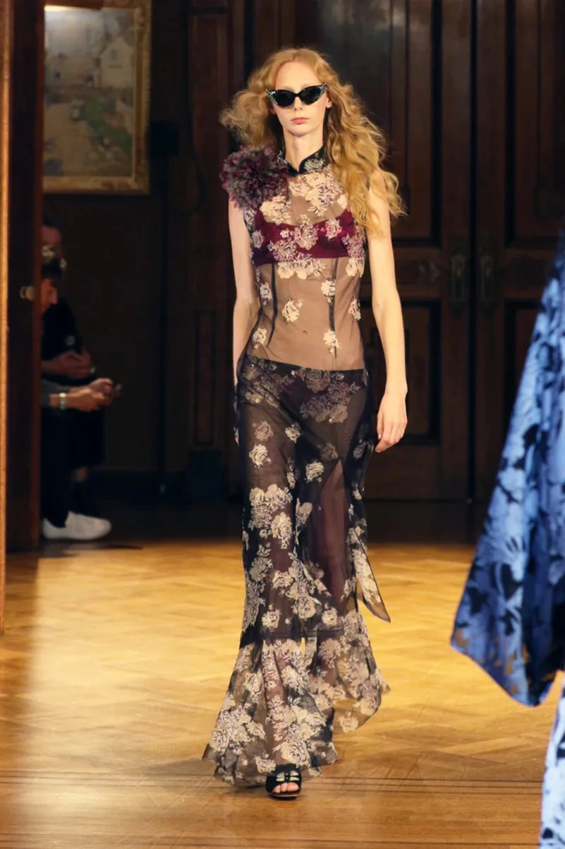 Anna Sui Spring 2027 Wonderment Mixes Lingerie, Denim And Lace