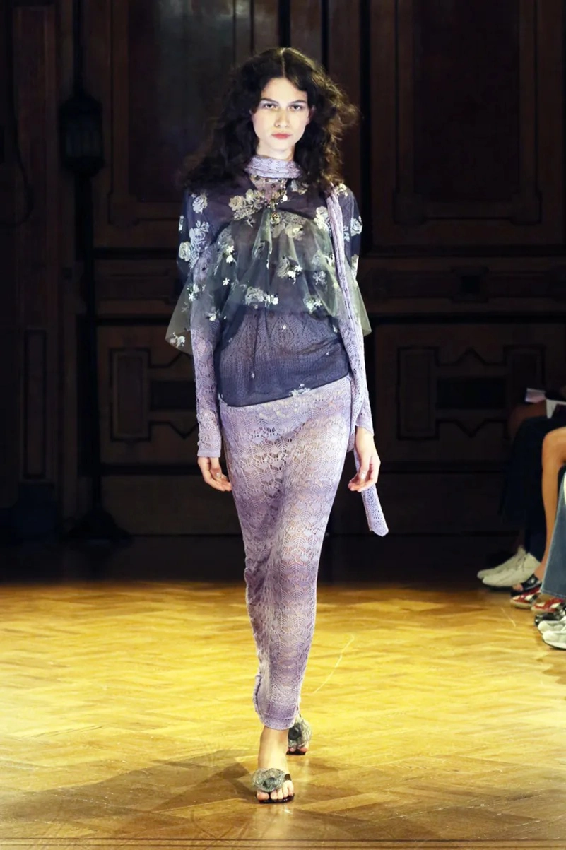 Anna Sui Spring 2027 Wonderment Mixes Lingerie, Denim And Lace