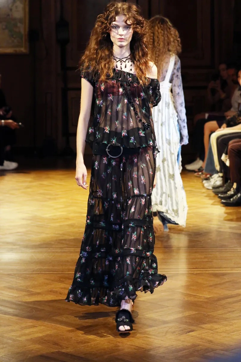 Anna Sui Spring 2027 Wonderment Mixes Lingerie, Denim And Lace