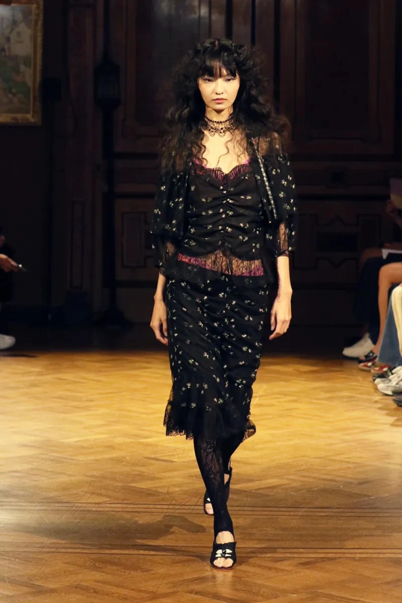 Anna Sui Spring 2027 Wonderment Mixes Lingerie, Denim And Lace