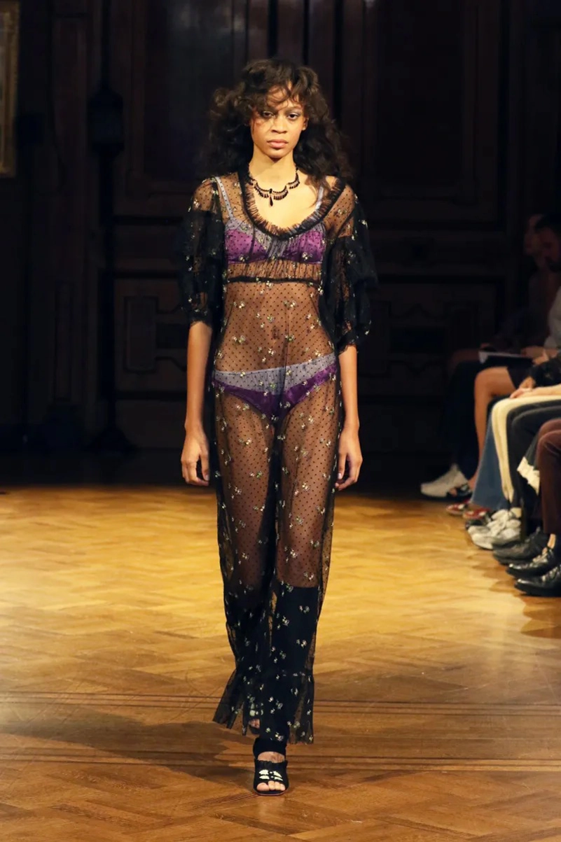 Anna Sui Spring 2027 Wonderment Mixes Lingerie, Denim And Lace
