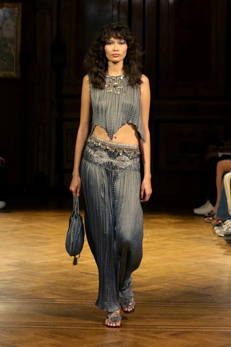 Anna Sui Spring 2027 Wonderment Mixes Lingerie, Denim And Lace