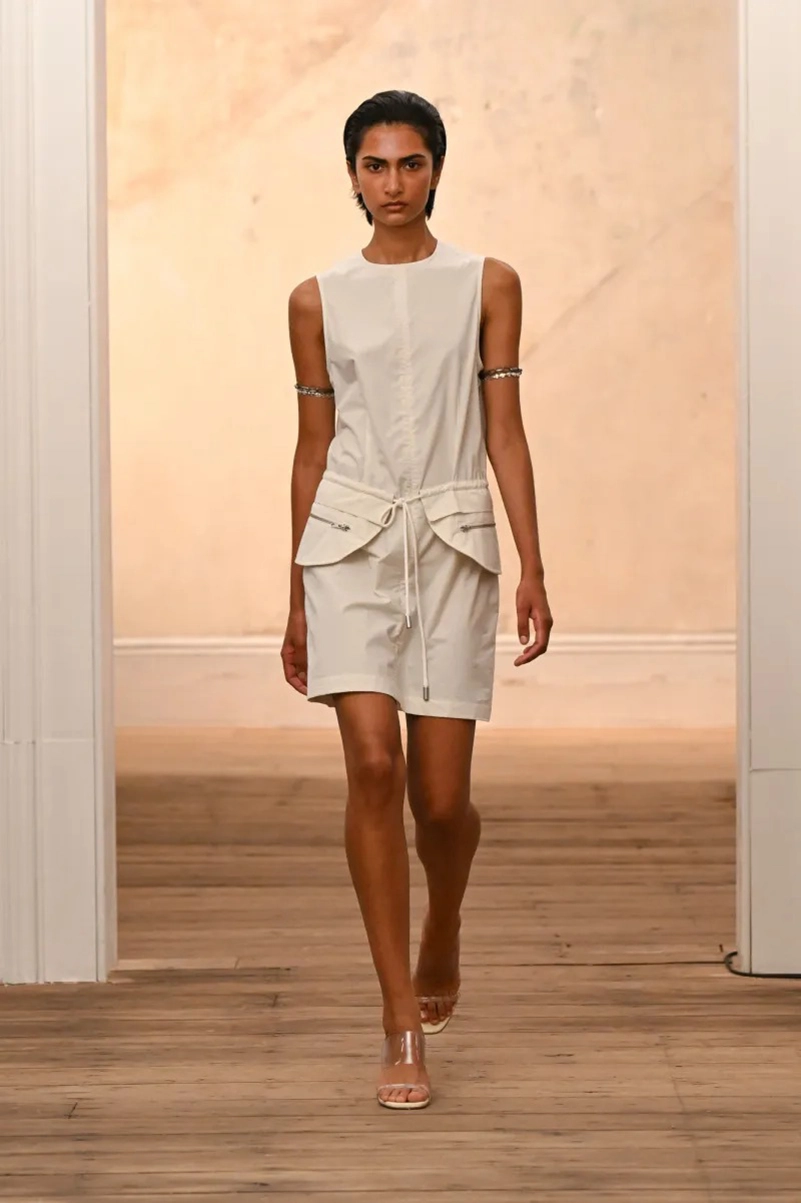 Eckhaus Latta Spring 2027 Keeps Downtown Style Loose, Metallic And Unpredictable