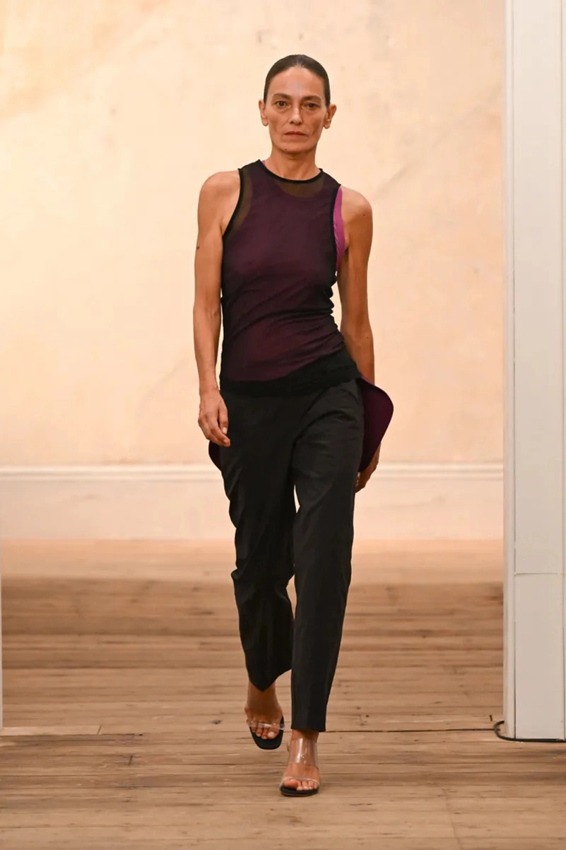 Eckhaus Latta Spring 2027 Keeps Downtown Style Loose, Metallic And Unpredictable