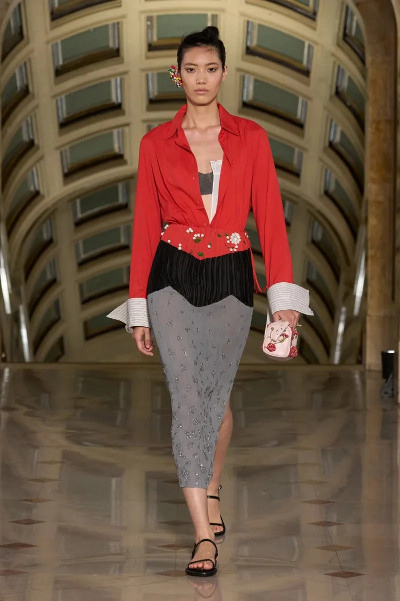 Altuzarra Spring 2027 Pushes Masculine Tailoring Into A More Playful Place