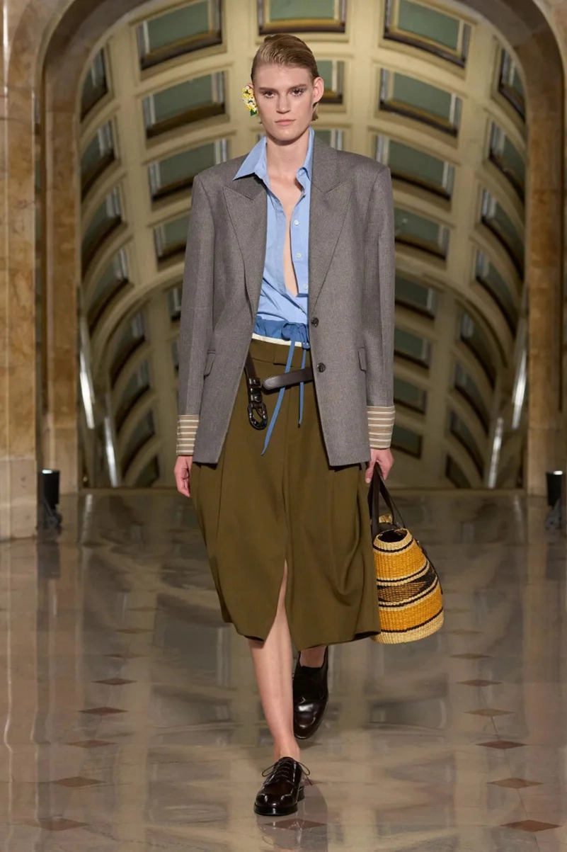Altuzarra Spring 2027 Pushes Masculine Tailoring Into A More Playful Place