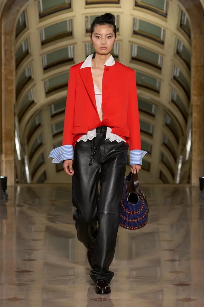 Altuzarra Spring 2027 Pushes Masculine Tailoring Into A More Playful Place