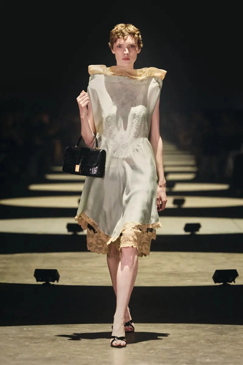Khaite Spring 2027 Softens Up With Lingerie Dressing And Hand Embroidery