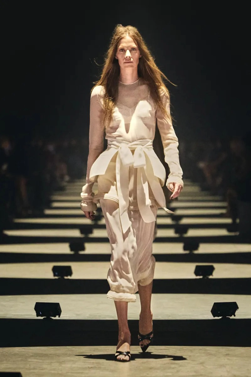 Khaite Spring 2027 Softens Up With Lingerie Dressing And Hand Embroidery