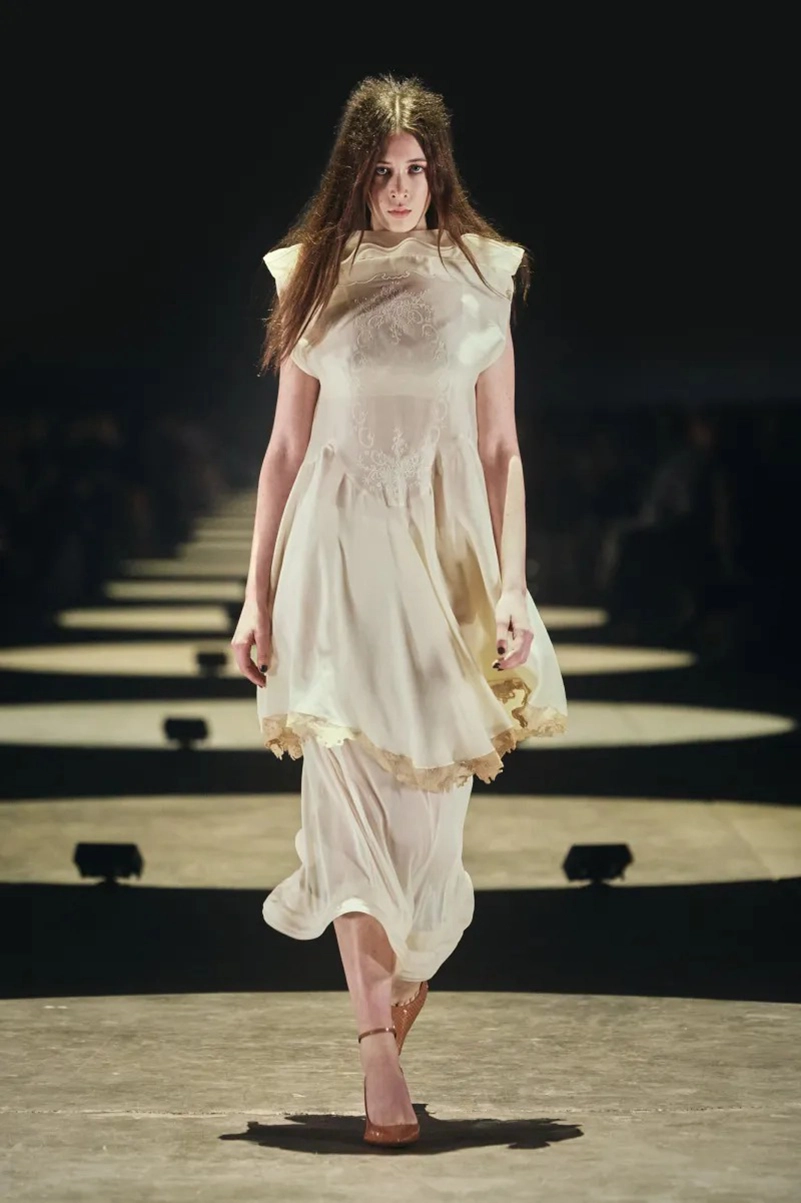 Khaite Spring 2027 Softens Up With Lingerie Dressing And Hand Embroidery