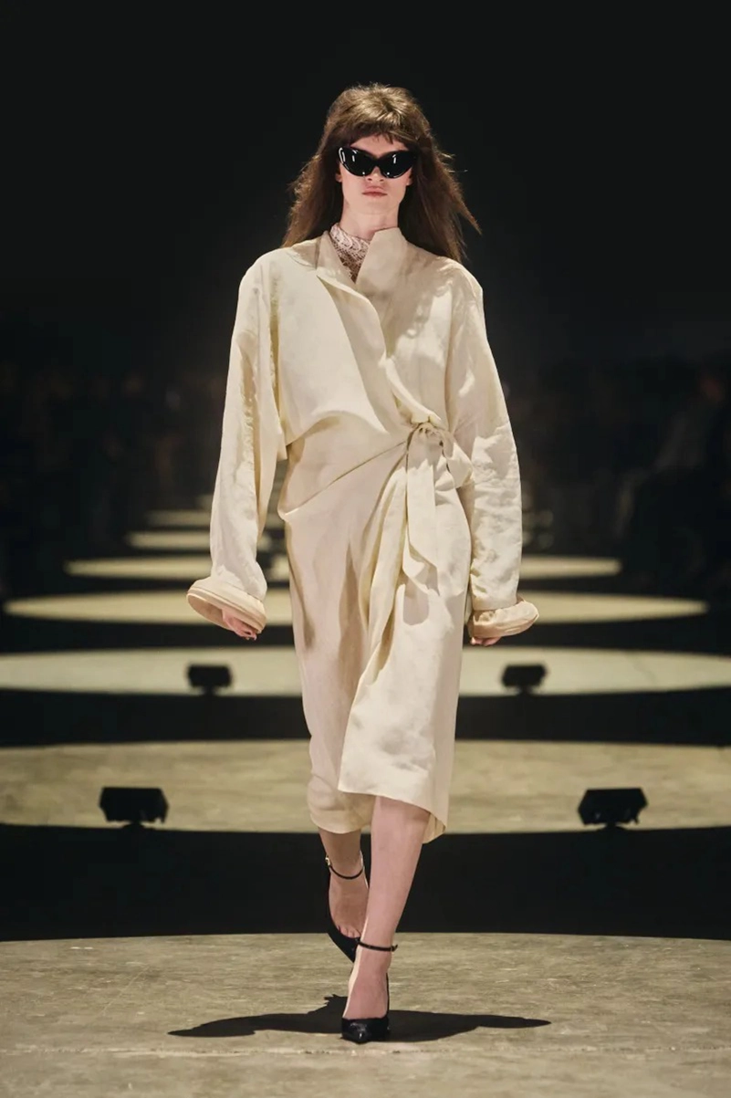 Khaite Spring 2027 Softens Up With Lingerie Dressing And Hand Embroidery