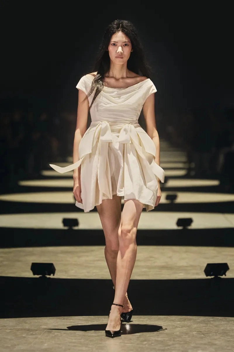 Khaite Spring 2027 Softens Up With Lingerie Dressing And Hand Embroidery