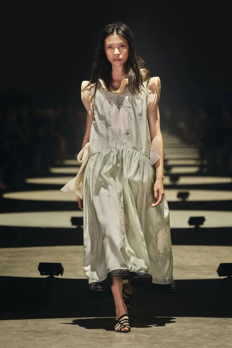 Khaite Spring 2027 Softens Up With Lingerie Dressing And Hand Embroidery