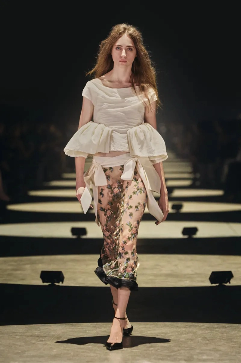 Khaite Spring 2027 Softens Up With Lingerie Dressing And Hand Embroidery
