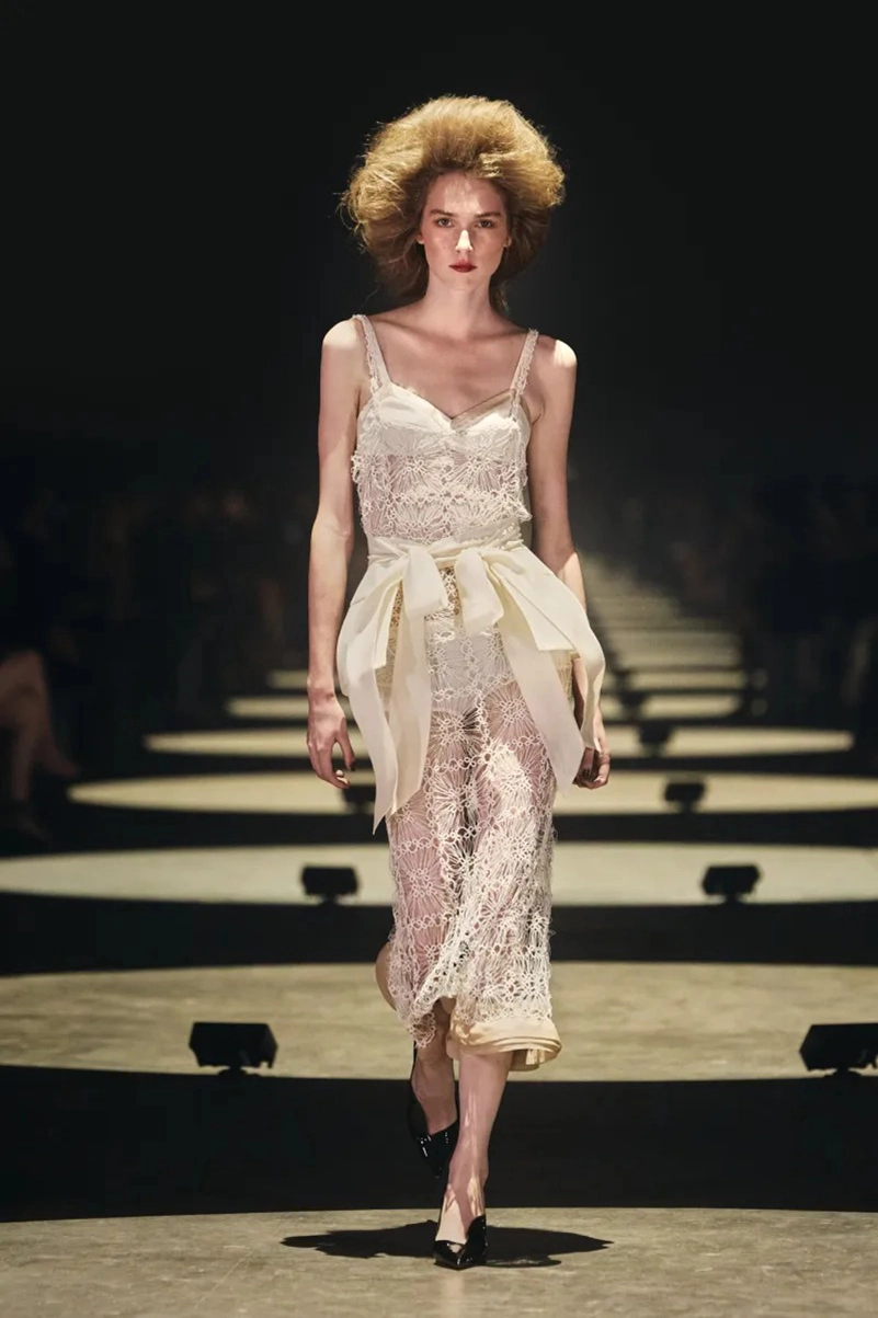 Khaite Spring 2027 Softens Up With Lingerie Dressing And Hand Embroidery
