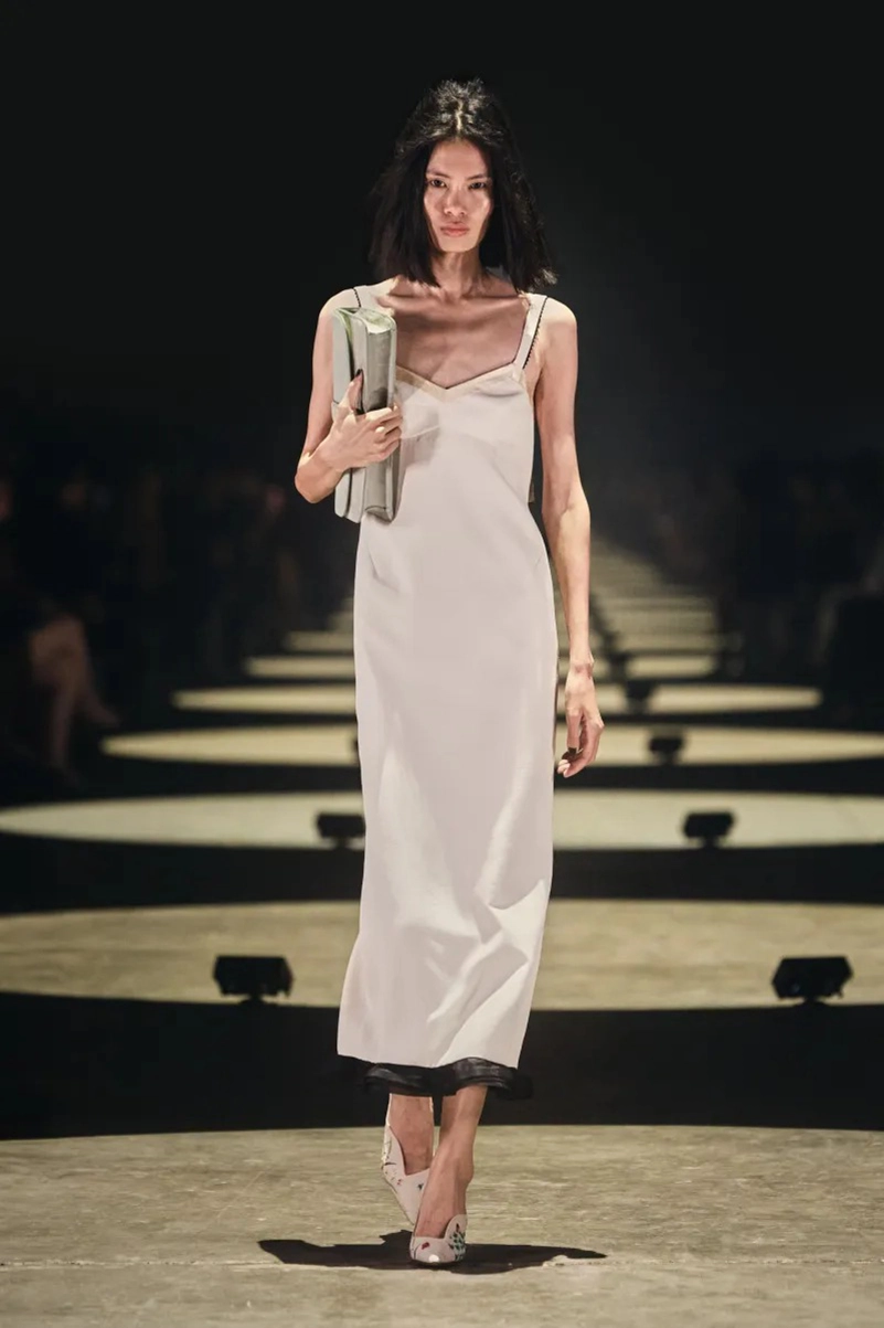 Khaite Spring 2027 Softens Up With Lingerie Dressing And Hand Embroidery