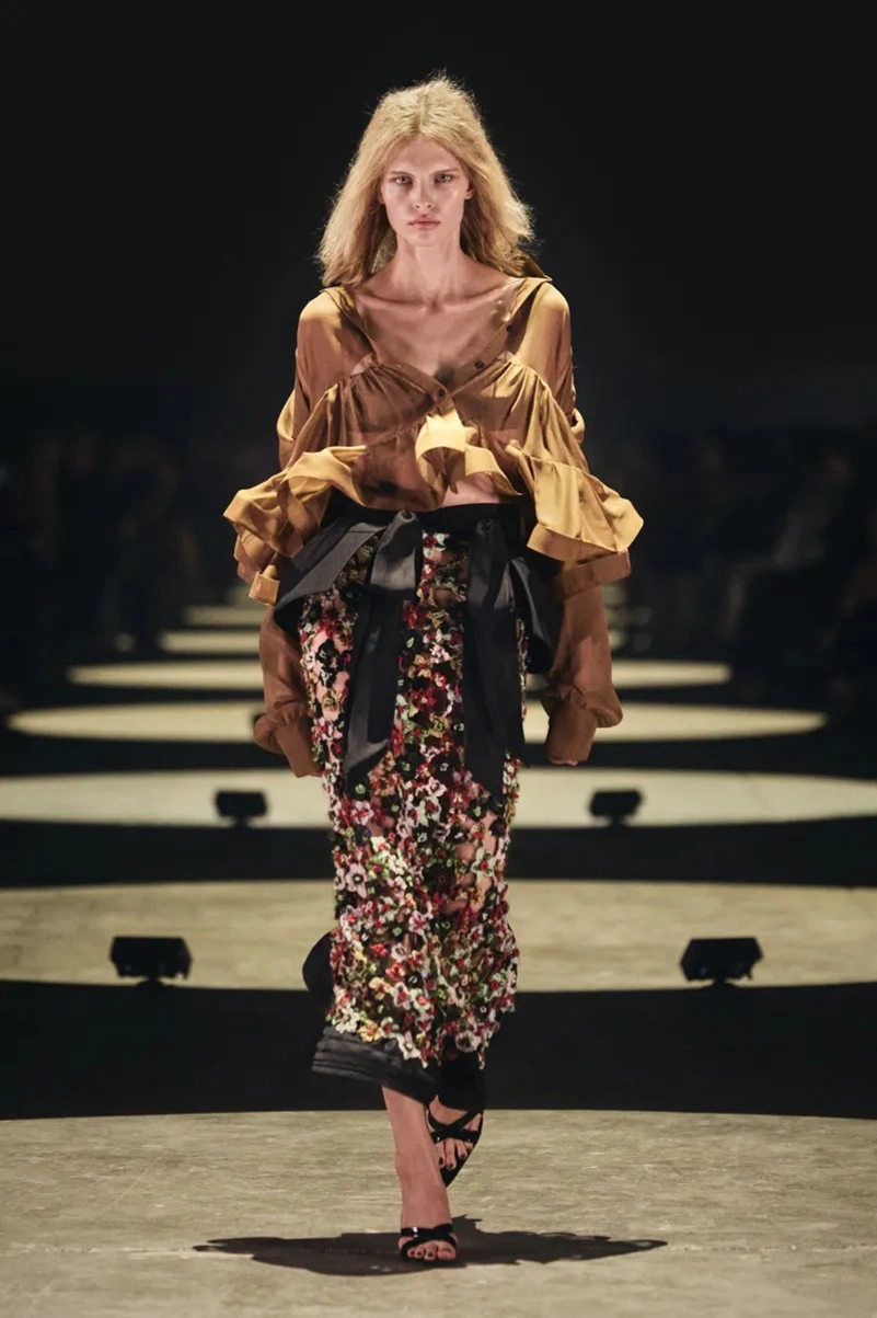 Khaite Spring 2027 Softens Up With Lingerie Dressing And Hand Embroidery