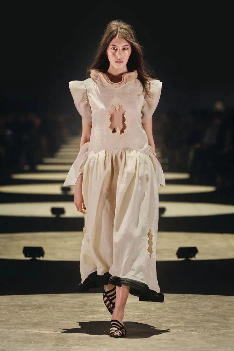 Khaite Spring 2027 Softens Up With Lingerie Dressing And Hand Embroidery