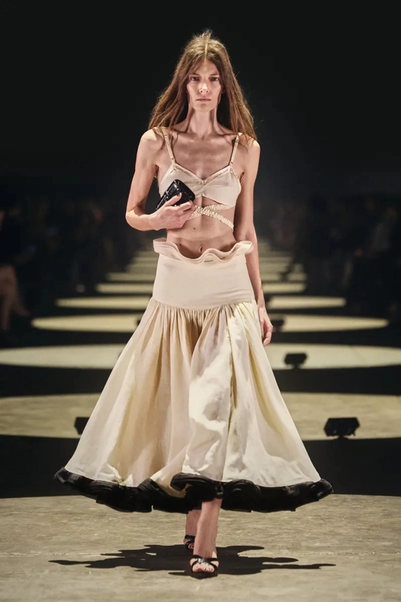 Khaite Spring 2027 Softens Up With Lingerie Dressing And Hand Embroidery