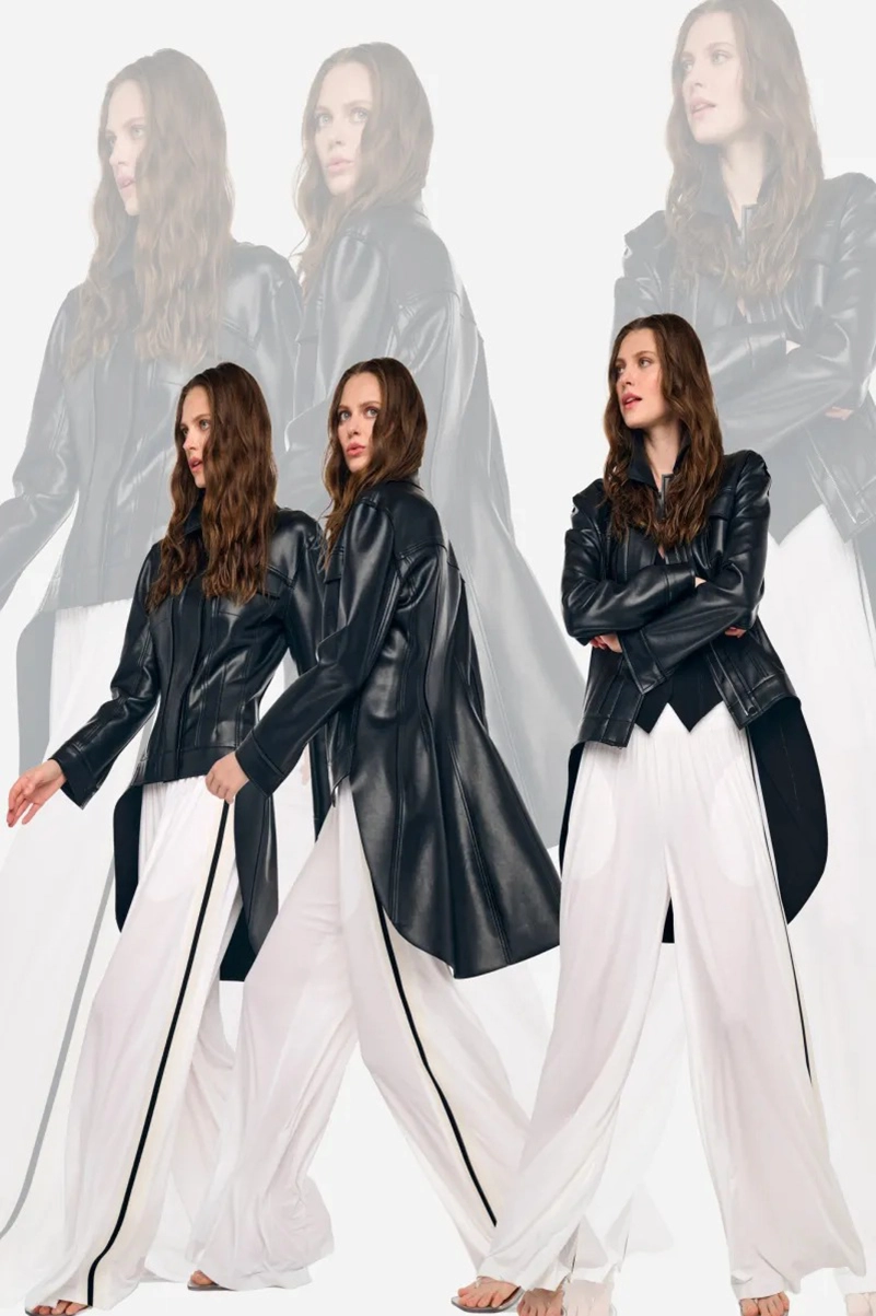 Norma Kamali Spring 2027 Mixes Tracksuits, Denim And Cutout Dressing