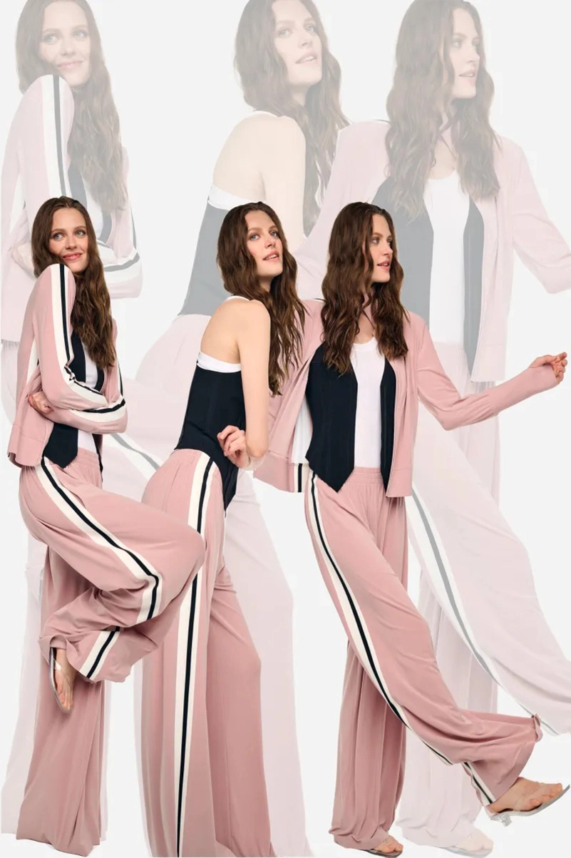 Norma Kamali Spring 2027 Mixes Tracksuits, Denim And Cutout Dressing